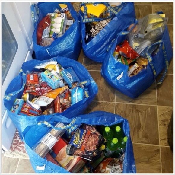 New IKEA Utility Oversized Tote Tarp Bags - Picture 6 of 15